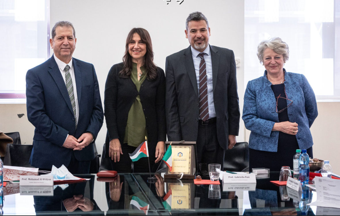 " عمان العربية" توقع مجموعة من اتفاقيات التعاون المشترك في ايطاليا5