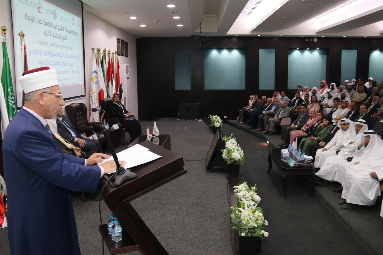 إفتتاح فعاليات المؤتمر العلمي الدولي المحكم لكليتي الشريعة والعلوم التربوية والنفسية في جامعة عمان العربية 19