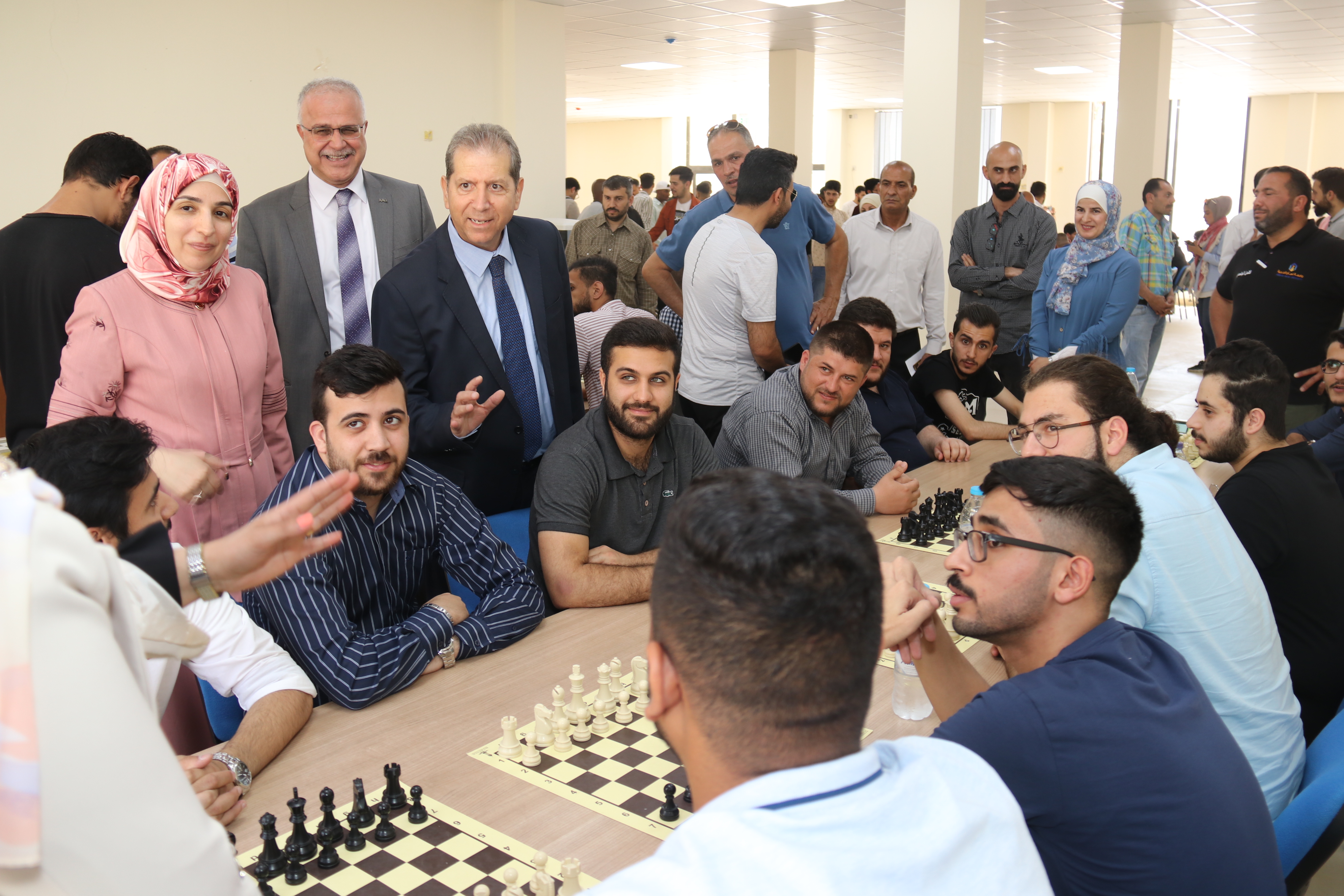 بطولة الباقورة والغمر الثانية للشطرنج في جامعة عمان العربية3