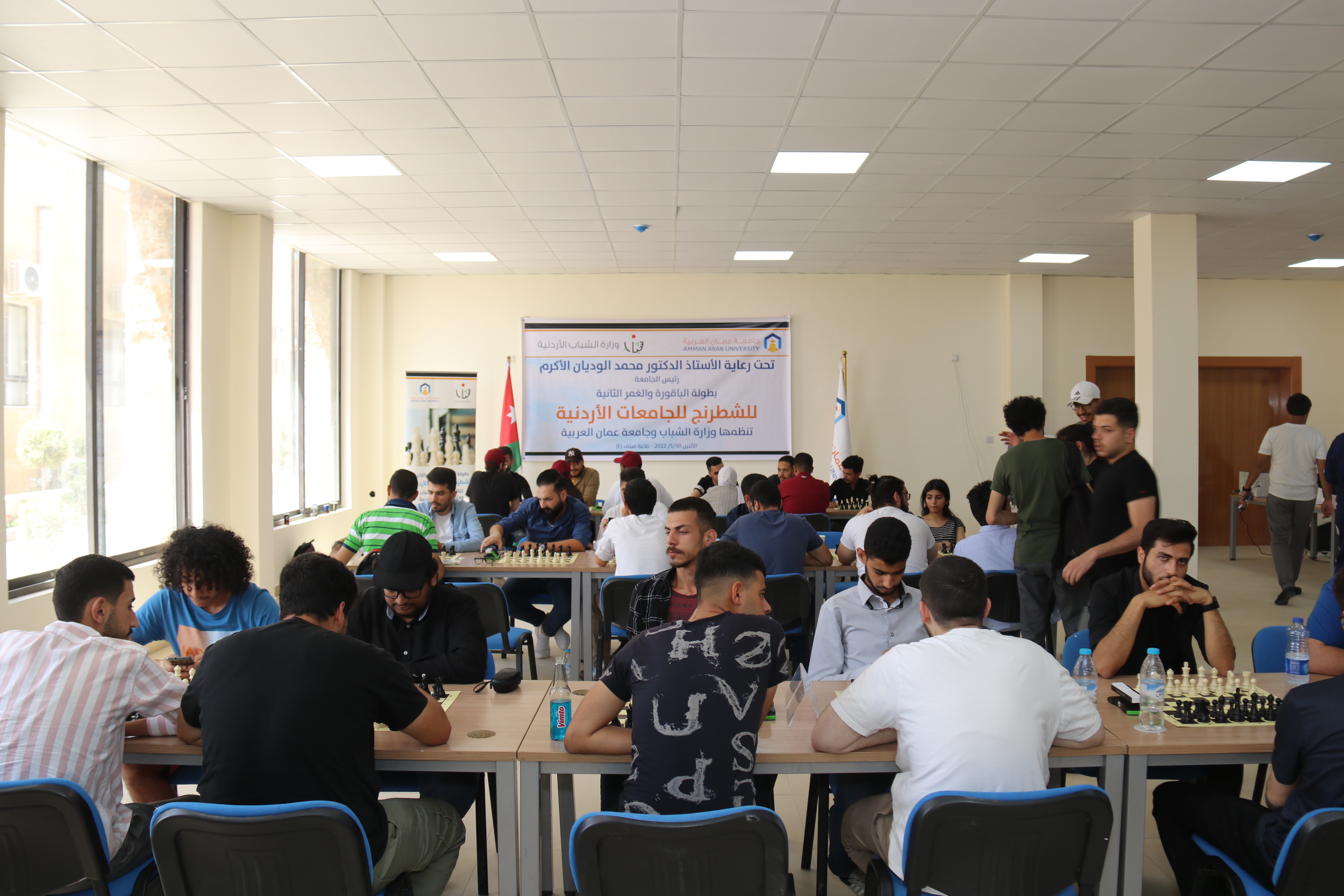 بطولة الباقورة والغمر الثانية للشطرنج في جامعة عمان العربية4
