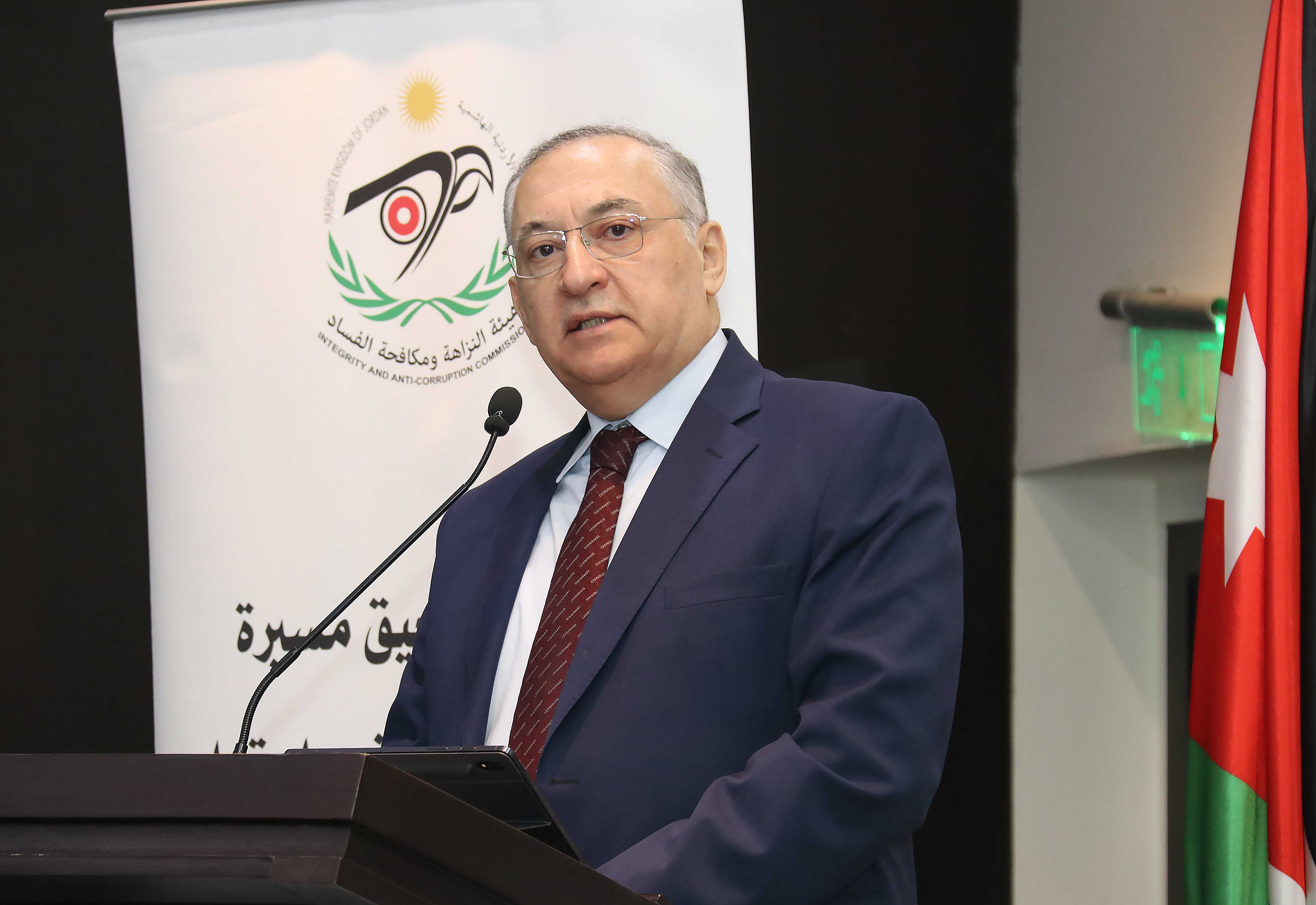 رئيس مجلس هيئة النزاهة ومكافحة الفساد يحاضر في جامعة عمان العربية9