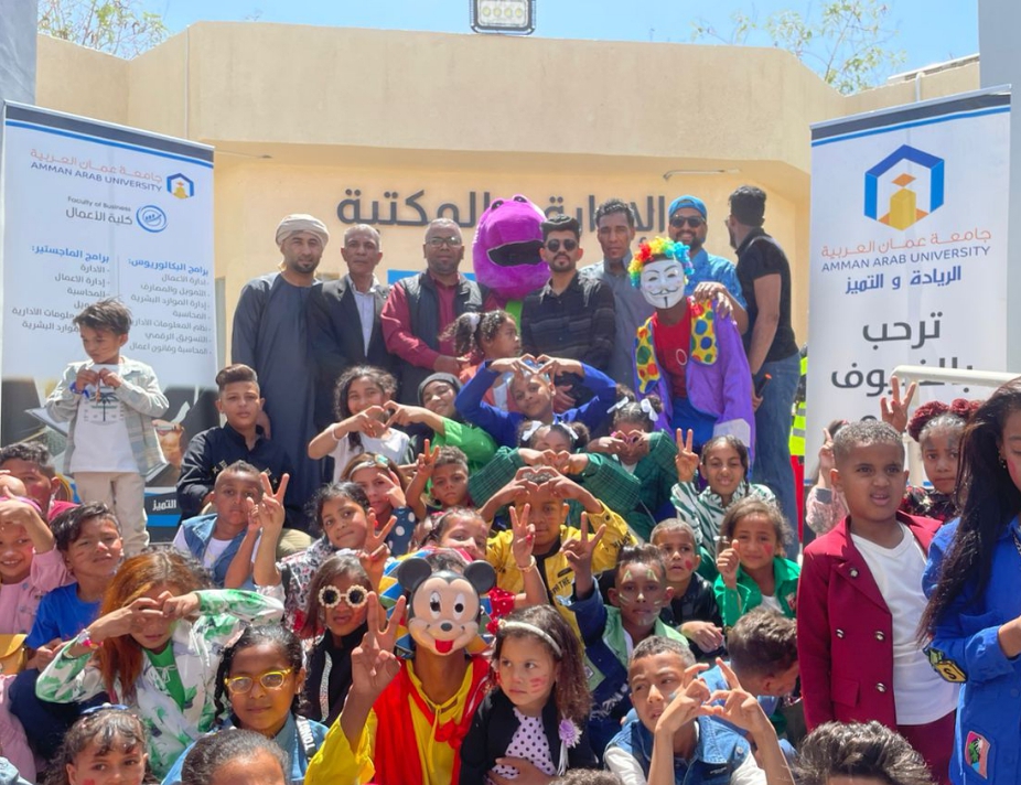 "عمان العربية" تطلق مبادرة العيد معنا أحلى لأطفال منطقة الأغوار3