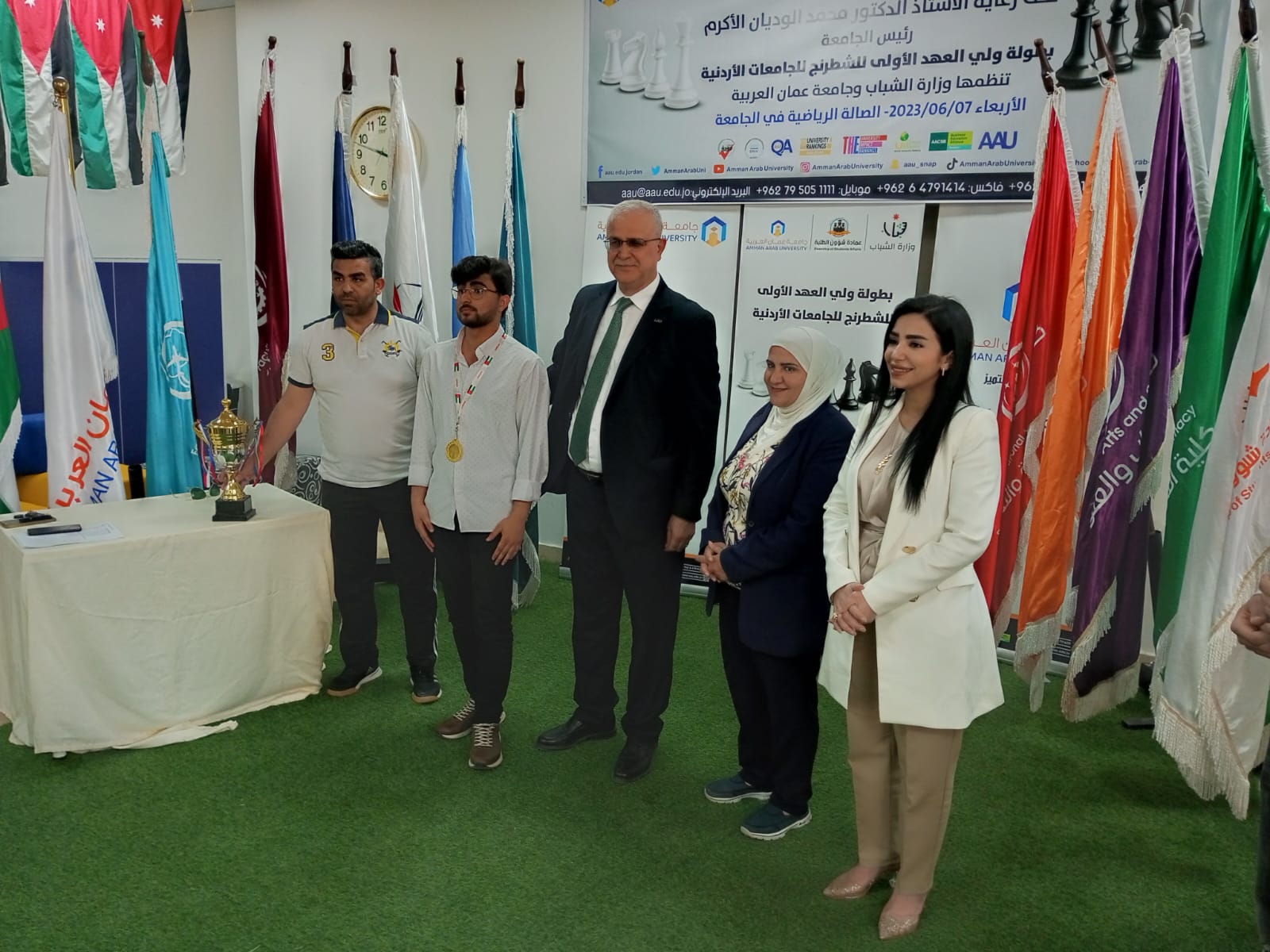 "عمان العربية" تنظم بطولة ولي العهد الأولى للشطرنج للجامعات الاردنية 14