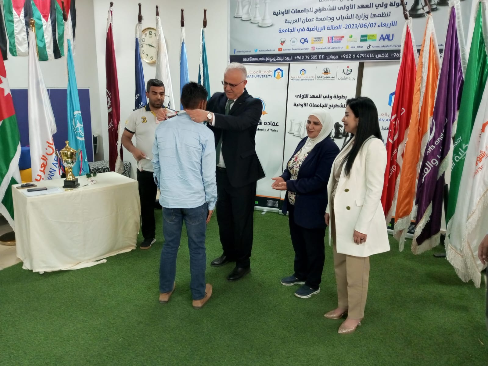 "عمان العربية" تنظم بطولة ولي العهد الأولى للشطرنج للجامعات الاردنية 15
