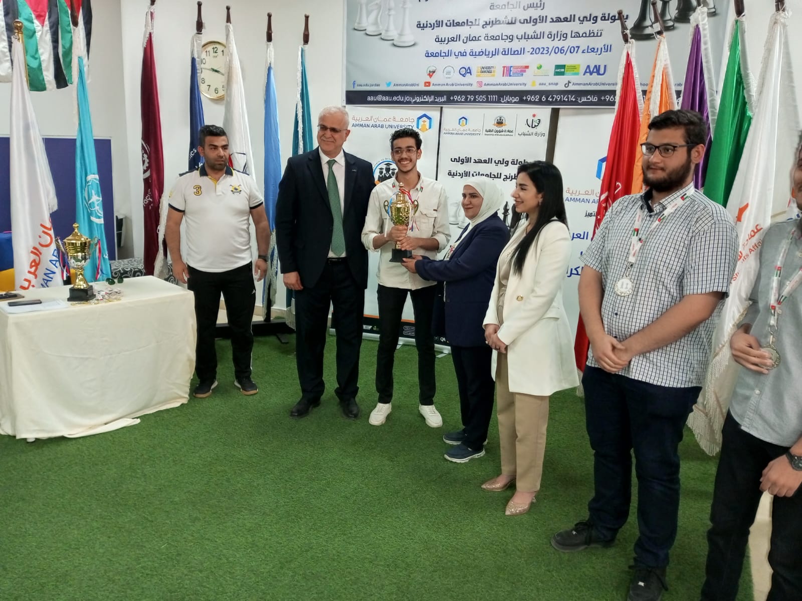 "عمان العربية" تنظم بطولة ولي العهد الأولى للشطرنج للجامعات الاردنية 16