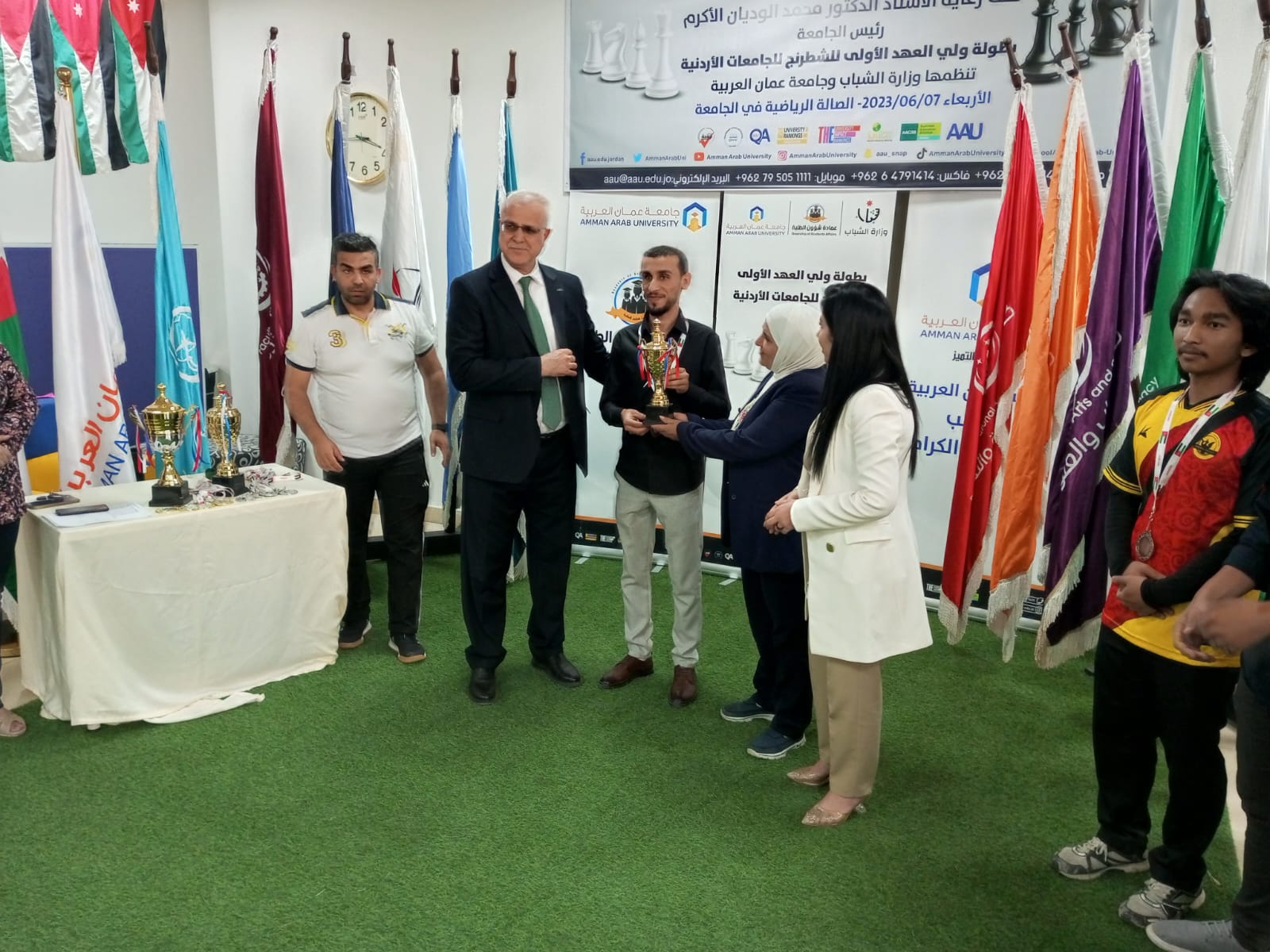 "عمان العربية" تنظم بطولة ولي العهد الأولى للشطرنج للجامعات الاردنية 18