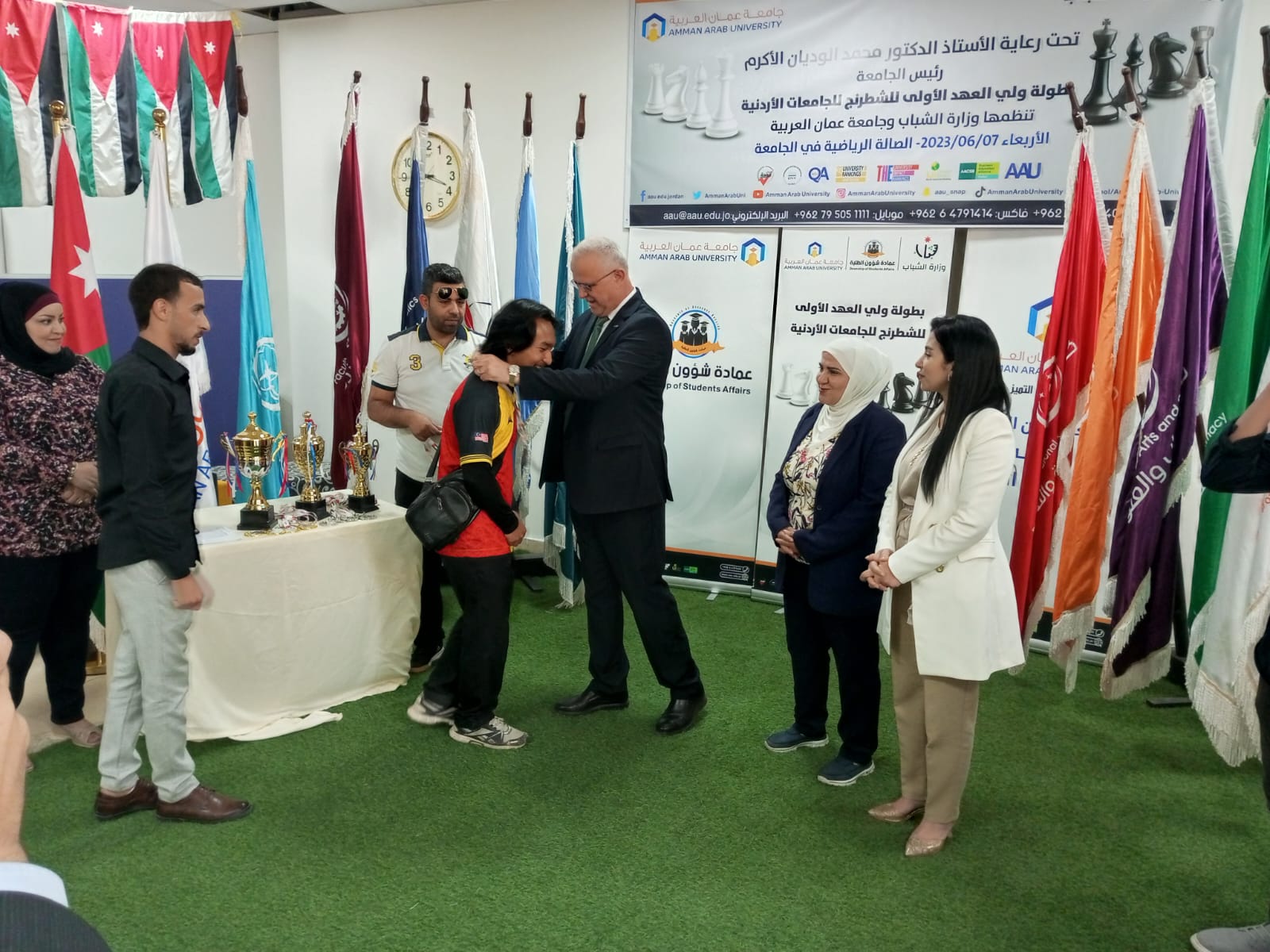"عمان العربية" تنظم بطولة ولي العهد الأولى للشطرنج للجامعات الاردنية 20
