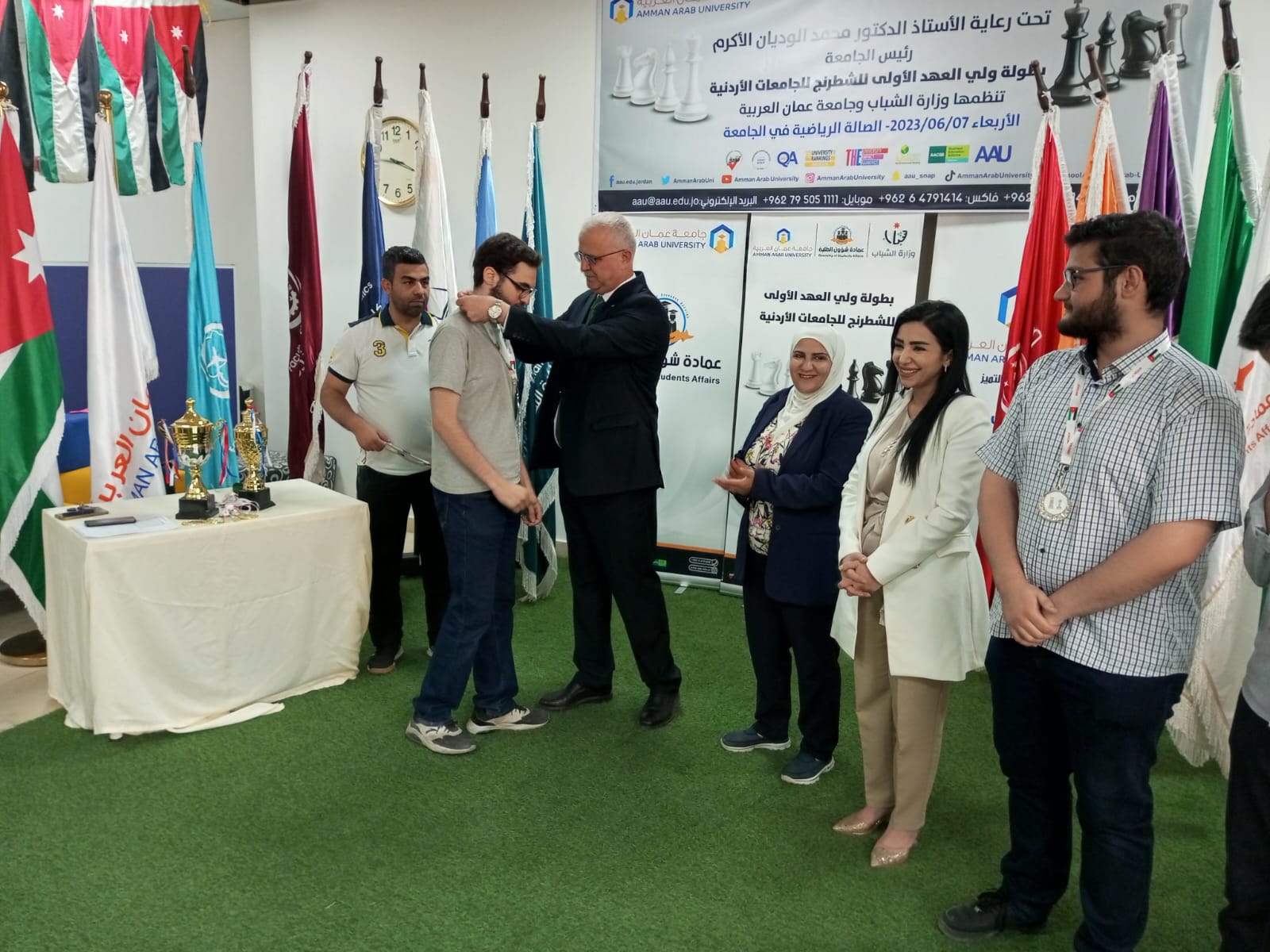 "عمان العربية" تنظم بطولة ولي العهد الأولى للشطرنج للجامعات الاردنية 22