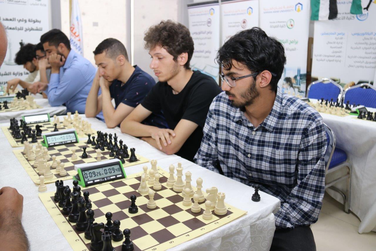 "عمان العربية" تنظم بطولة ولي العهد الأولى للشطرنج للجامعات الاردنية 9