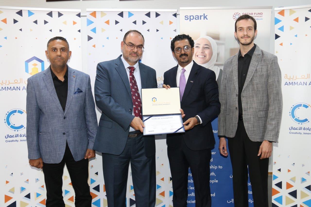 برنامج تدريبي نوعي لأعضاء الهيئة التدريسية في "عمان العربية" مقدم من منظمة SPARK2
