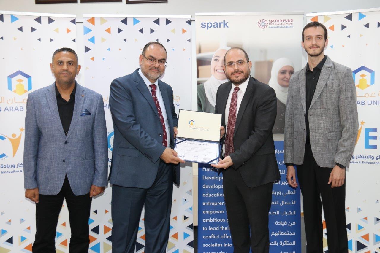 برنامج تدريبي نوعي لأعضاء الهيئة التدريسية في "عمان العربية" مقدم من منظمة SPARK5