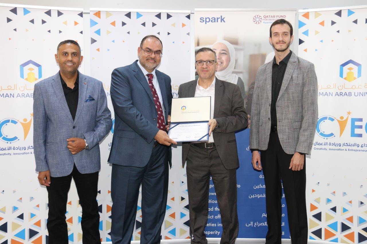 برنامج تدريبي نوعي لأعضاء الهيئة التدريسية في "عمان العربية" مقدم من منظمة SPARK6