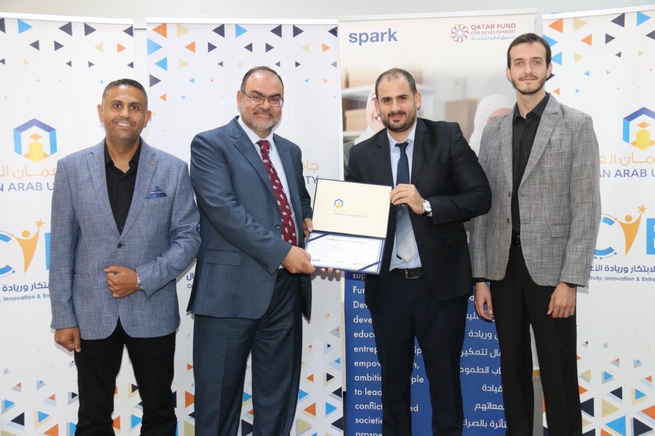 برنامج تدريبي نوعي لأعضاء الهيئة التدريسية في "عمان العربية" مقدم من منظمة SPARK7