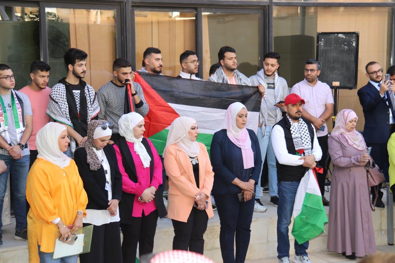 جامعة عمان العربية وجمعية الريادة الخيرية يطلقان حملة إغاثة الأشقاء في غزة - فلسطين 8