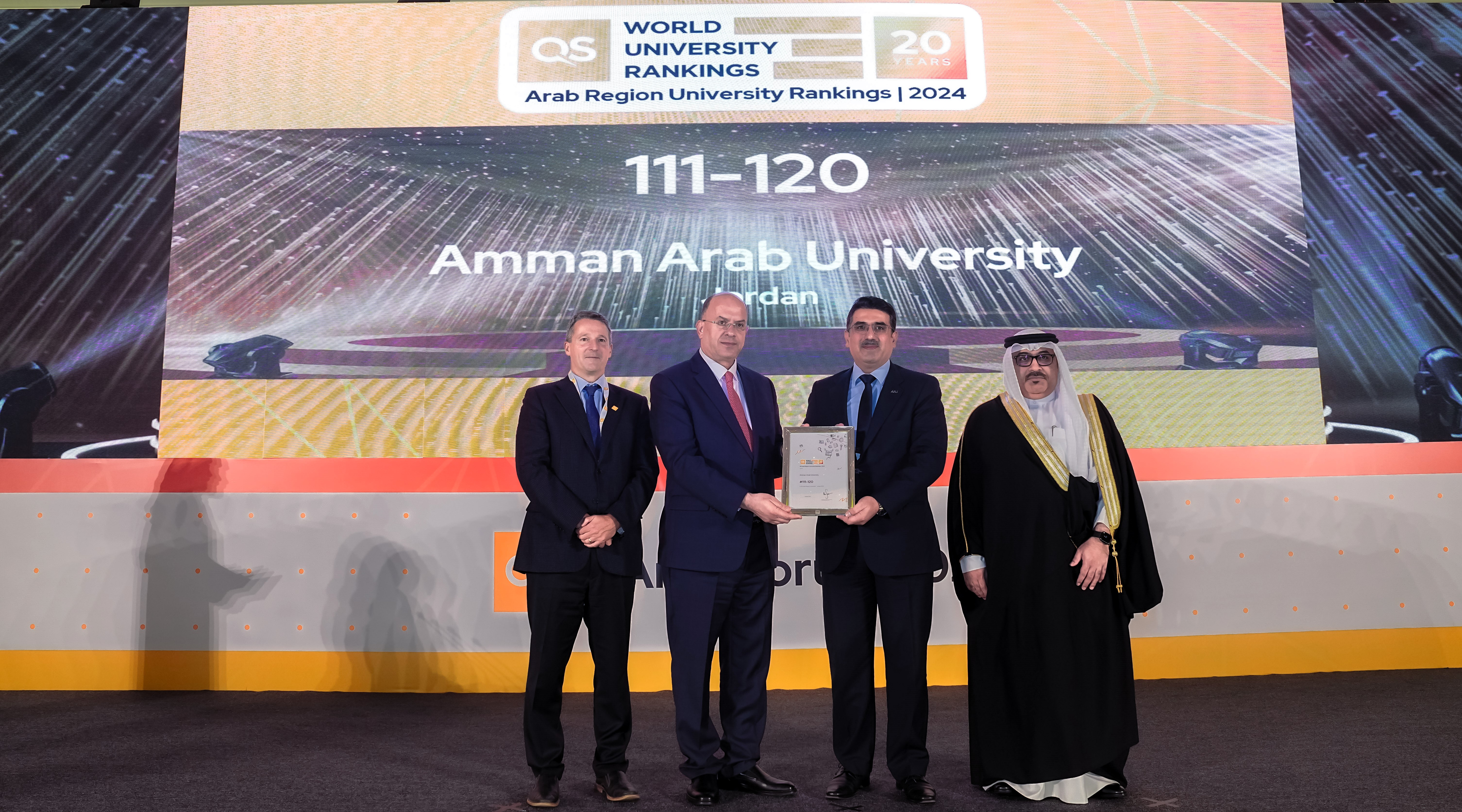 "عمان العربية" تواصل تقدمها بتصنيف QS للجامعات العربية لعام 2024 3