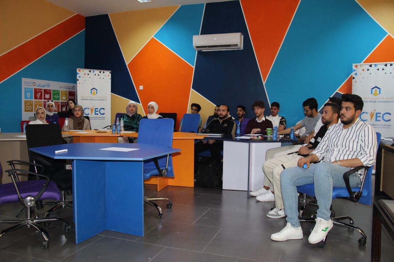 "الأفكار الإبداعية والملكية الفكرية" ورشة تدريبية لطلبة "عمان العربية"5