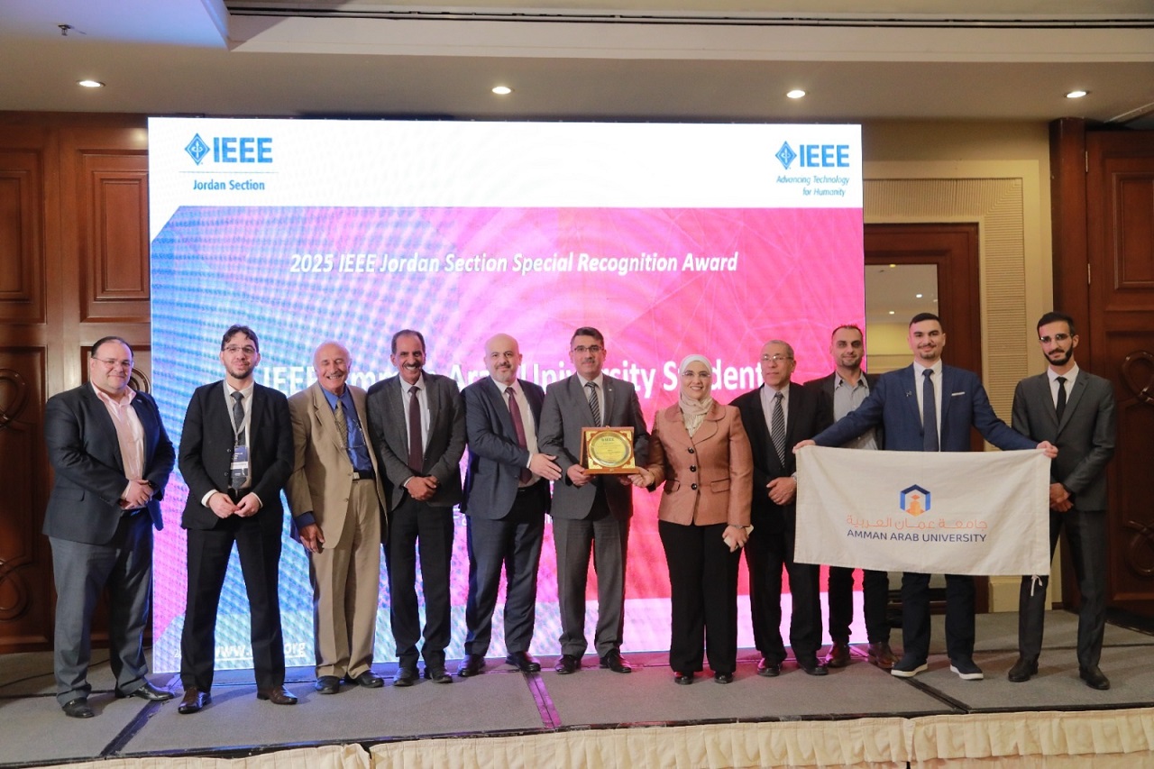 فرع IEEE الطلابي في جامعة عمان العربية يتميز على مستوى الجامعات الأردنية1