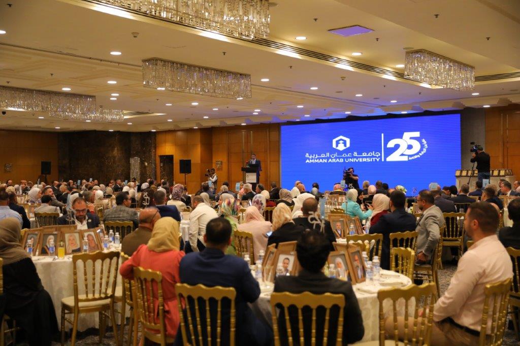 جامعة عمان العربية تحتفل بيوبيلها الفضي63