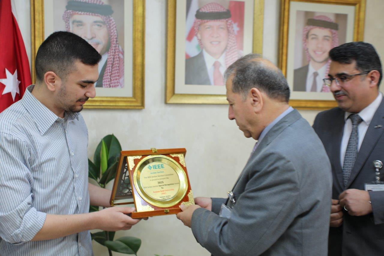 فرع IEEE الطلابي في جامعة عمان العربية يتميز على مستوى الجامعات الأردنية5