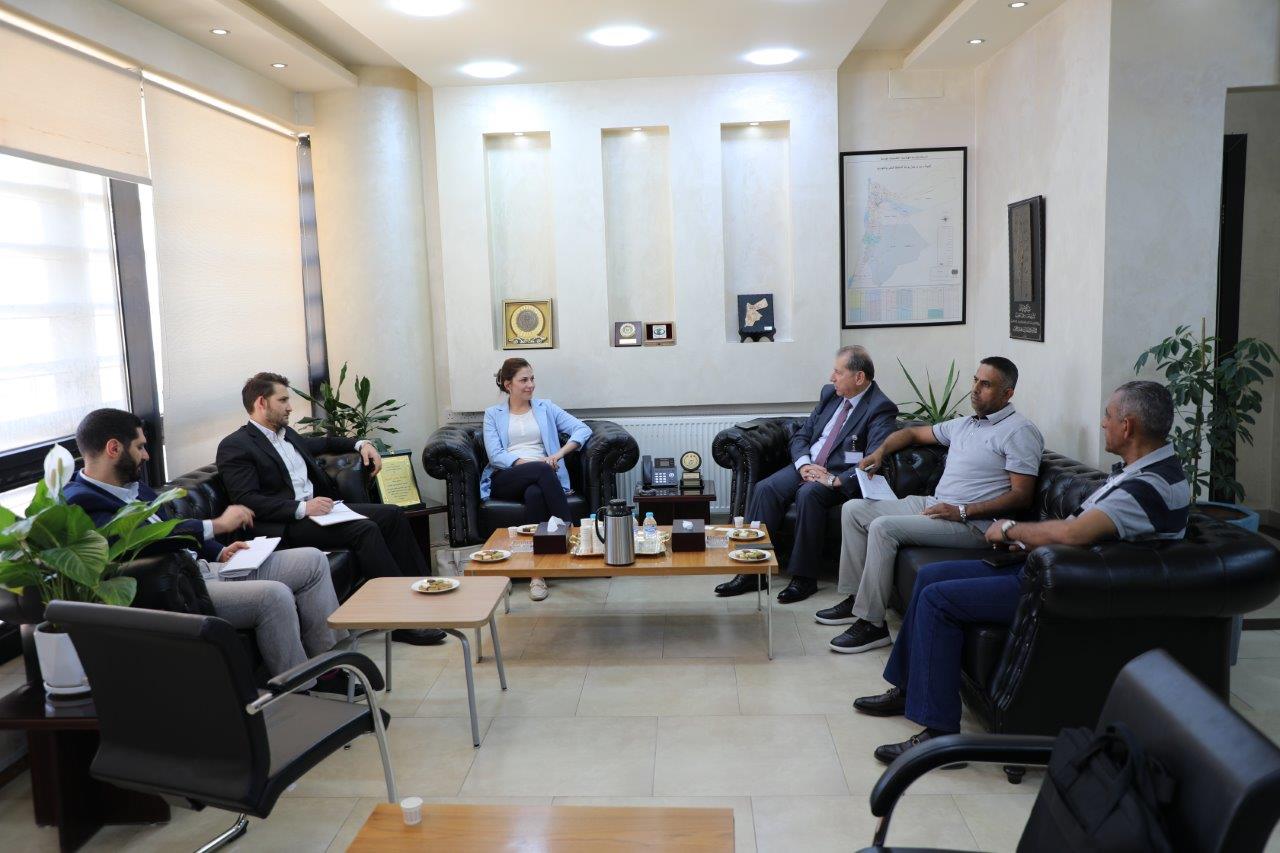 رئيس جامعة عمان العربية يستقبل وفداً من الوكالة الألمانية للتعاون الدولي giz2