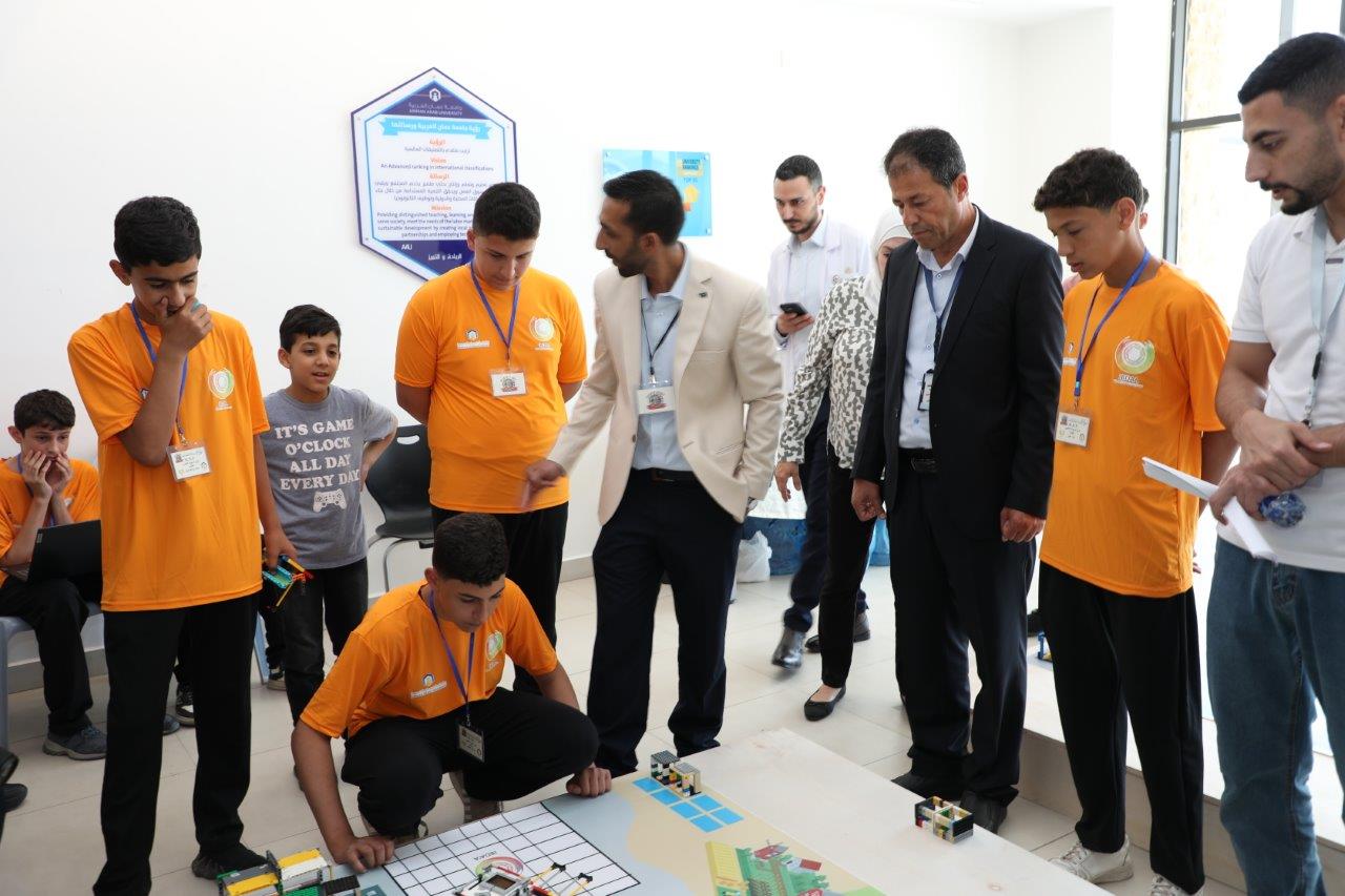 مسابقة الروبوت والهندسة التقنية لطلبة مدارس لواء عين الباشا17
