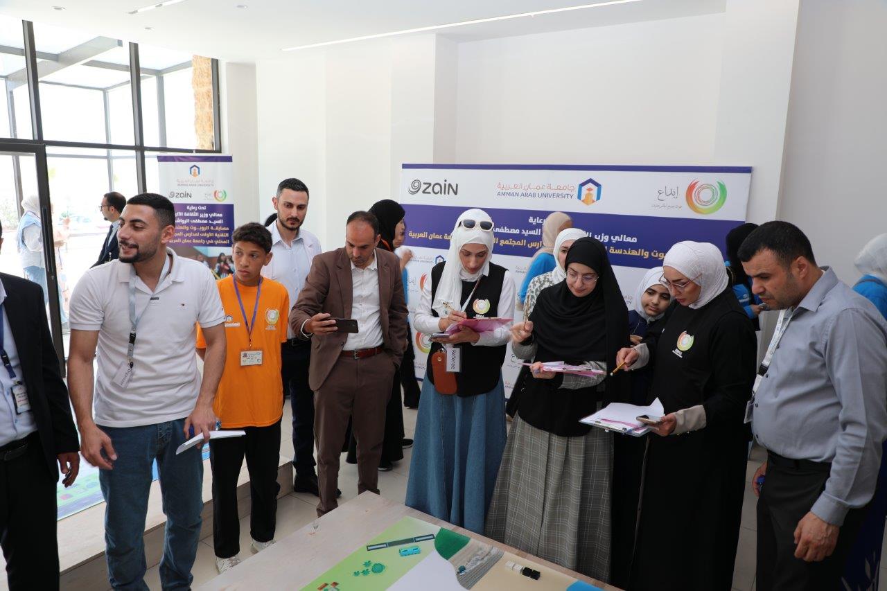 مسابقة الروبوت والهندسة التقنية لطلبة مدارس لواء عين الباشا18