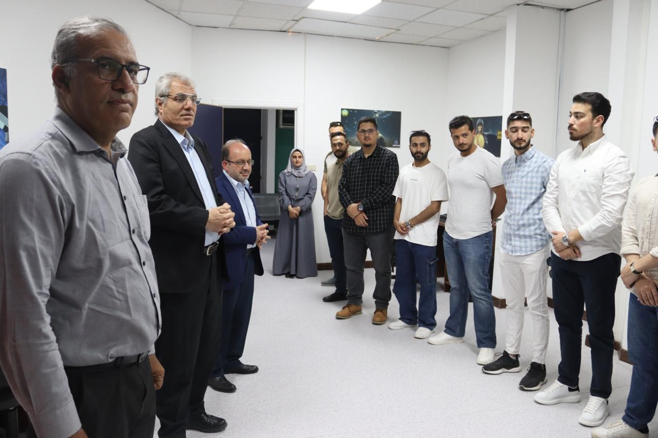 طلبة الهندسة المدنية في "عمان العربية" يزورون المركز الجغرافي الملكي الأردني3