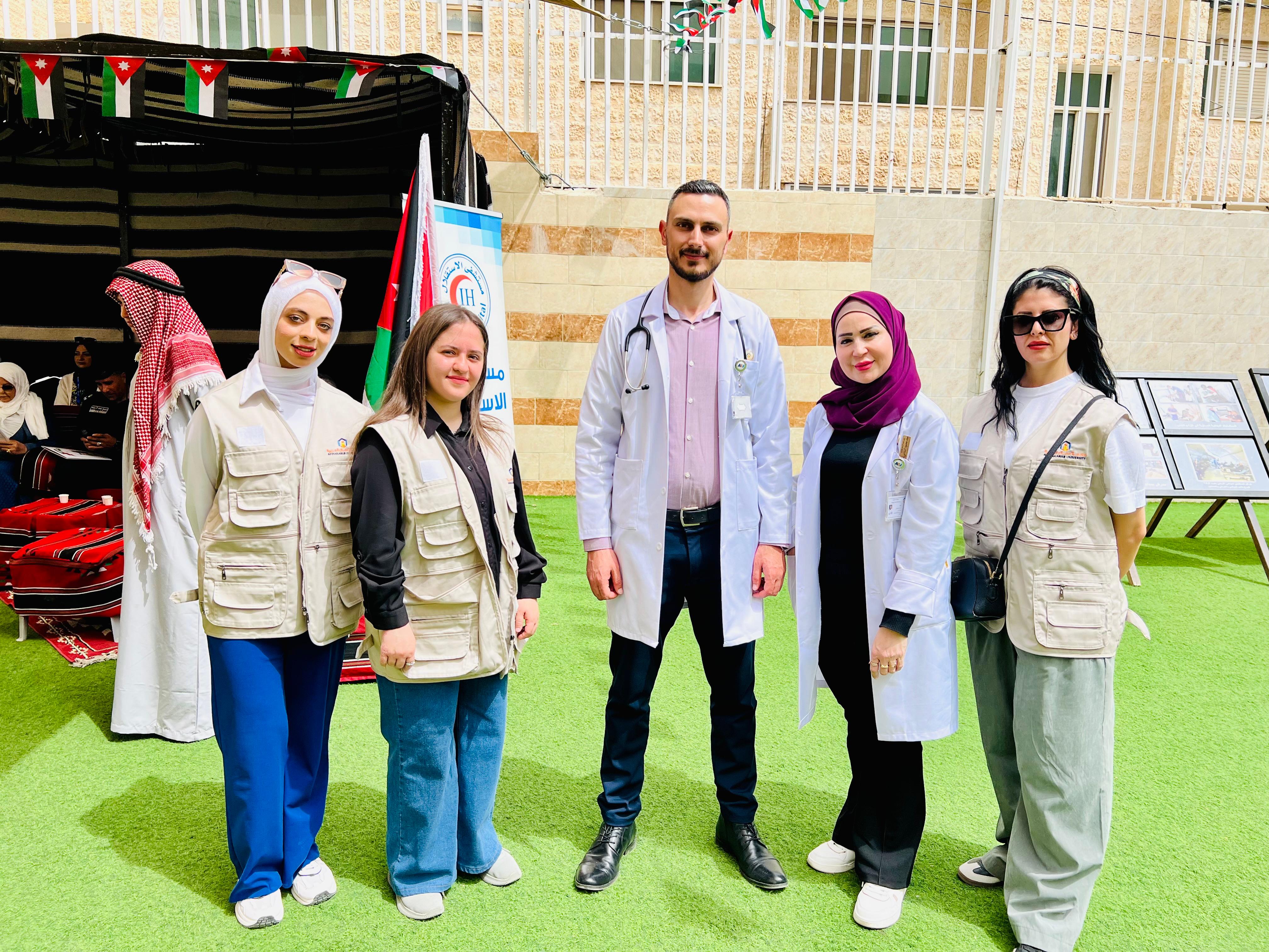 جامعة عمان العربية تشارك في فعالية صحية توعوية في مدارس الصرح الأولى5