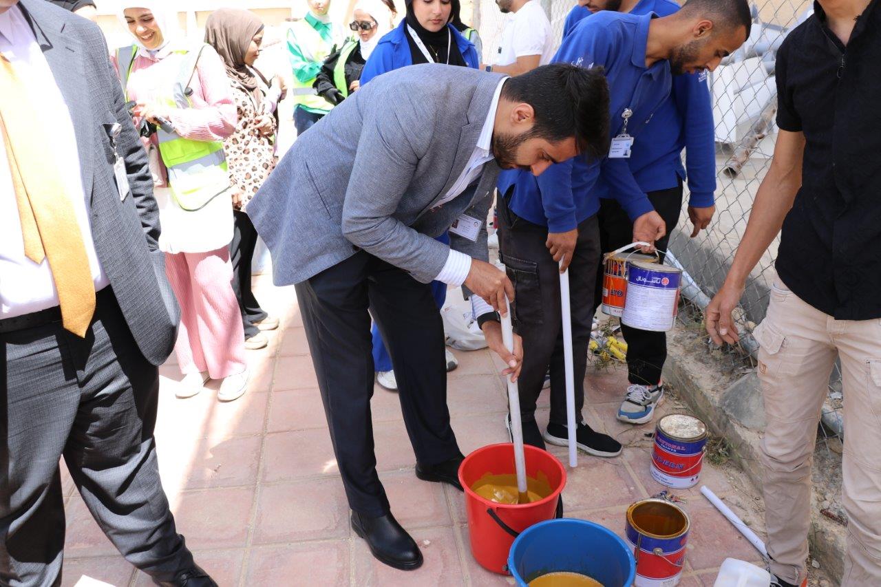 مبادرة "جامعتي بيتي" في جامعة عمان العربية6