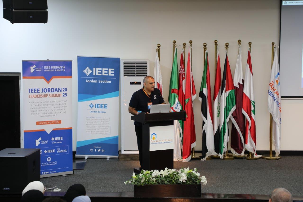 جامعة عمان العربية تستضيف قمة IEEE Jordan Leadership Summit 2025 14