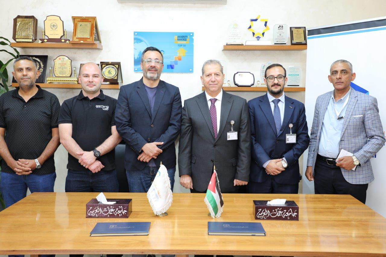 جامعة عمان العربية ومختبر الألعاب الأردني يوقعان اتفاقية تعاون مشترك5