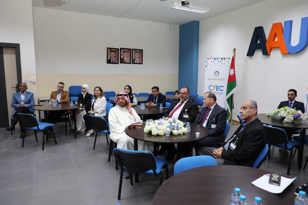 جامعة عمان العربية تحتفي بالإبداع الطلابي وتكرّم الفائزين في مسابقة تصميم اللوغو الجامعي6