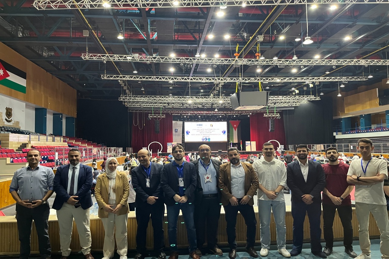 جامعة عمان العربية تتميز في مسابقة "IEEE Jordan AI Modeling Hackathon"2