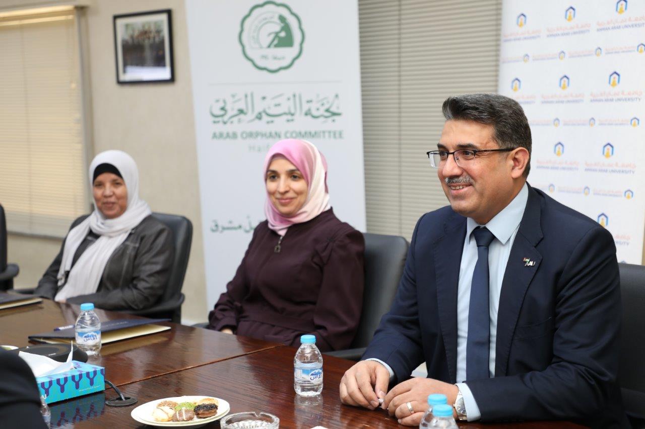 اتفاقية تعاون بين "عمان العربية" وجمعية لجنة اليتيم العربي11