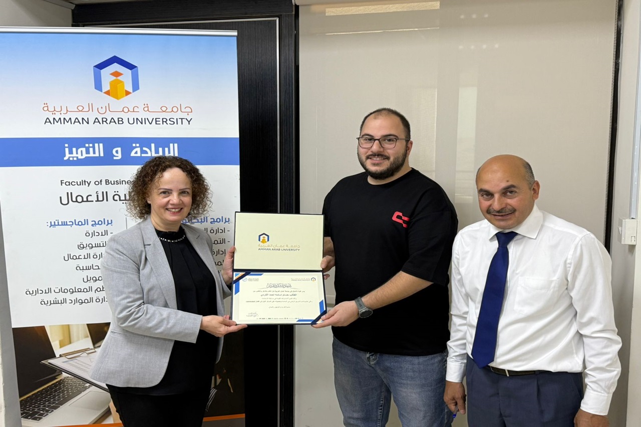 أعمال "عمان العربية" تمكّن طلبتها عبر مسابقة "الاستدامة والريادة والإبداع" وتعزز جاهزيتهم لسوق العمل1