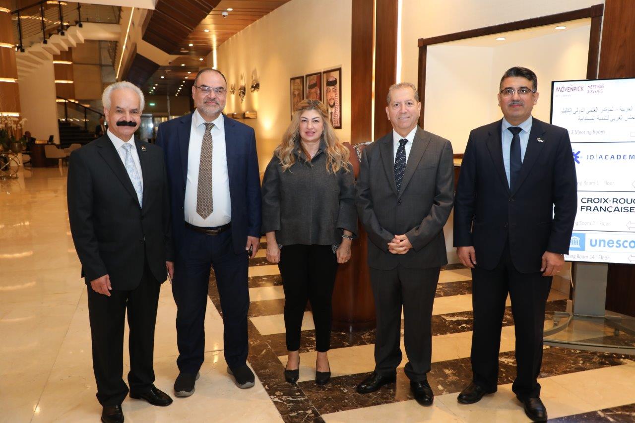 برعاية الأمين العام لاتحاد الجامعات العربية "عمّان العربية" تنظّم مؤتمرًا دوليًا لبحث أثر الحروب والنزاعات على التنمية المستدامة1