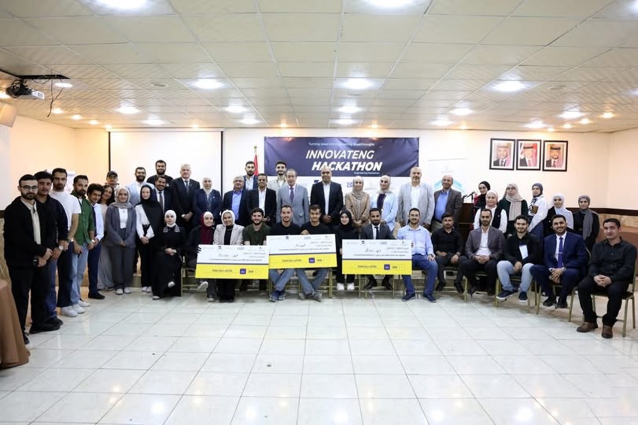 مشروع من جامعة عمان العربية يحصد المركز الثاني في مسابقة هاكثون الريادة لعام 20251