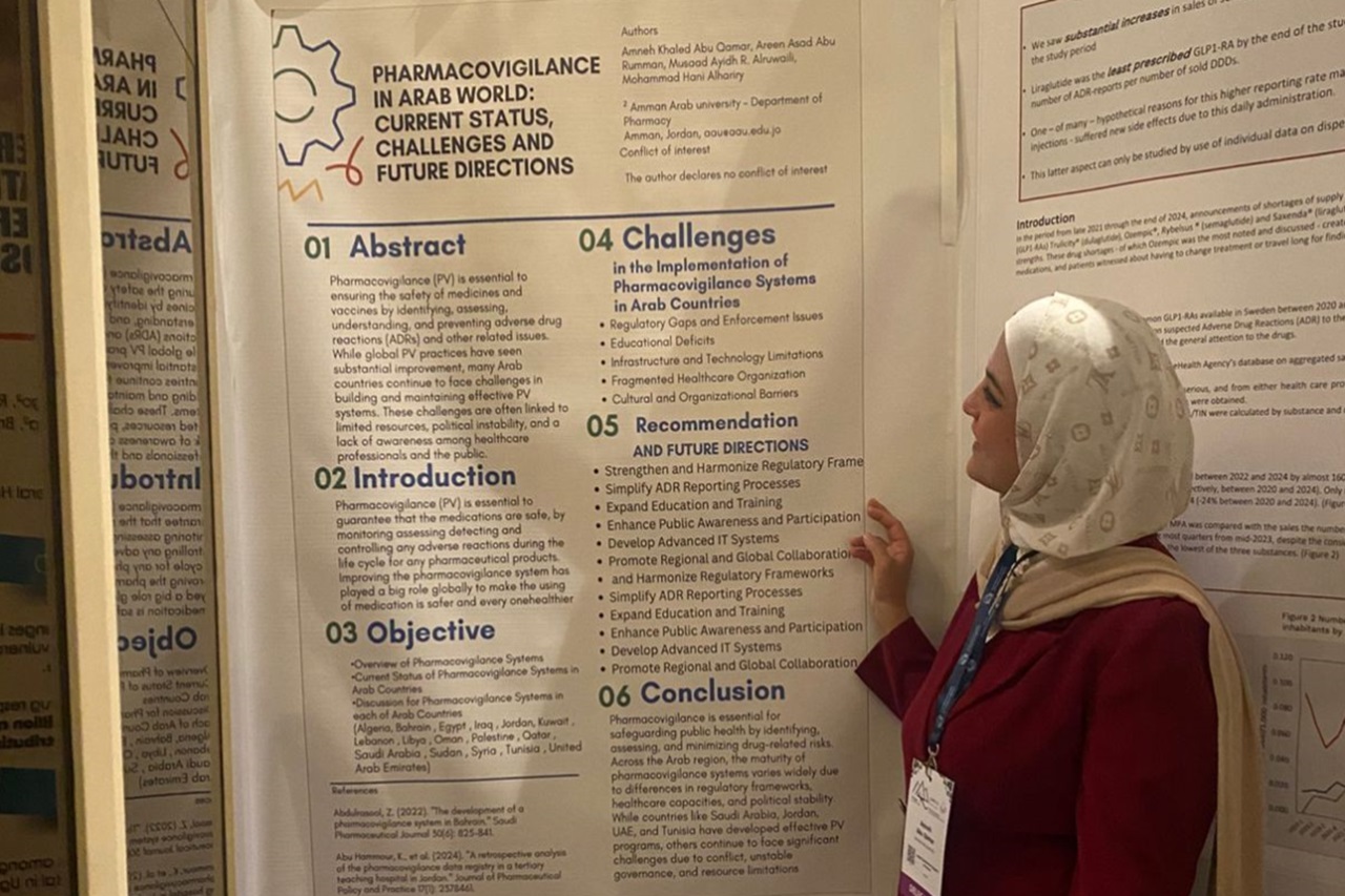 صيدلة "عمان العربية" تشارك في المؤتمر الدولي النوعي الرابع والعشرين لليقظة الدوائية (ISoP 2025) في القاهرة6