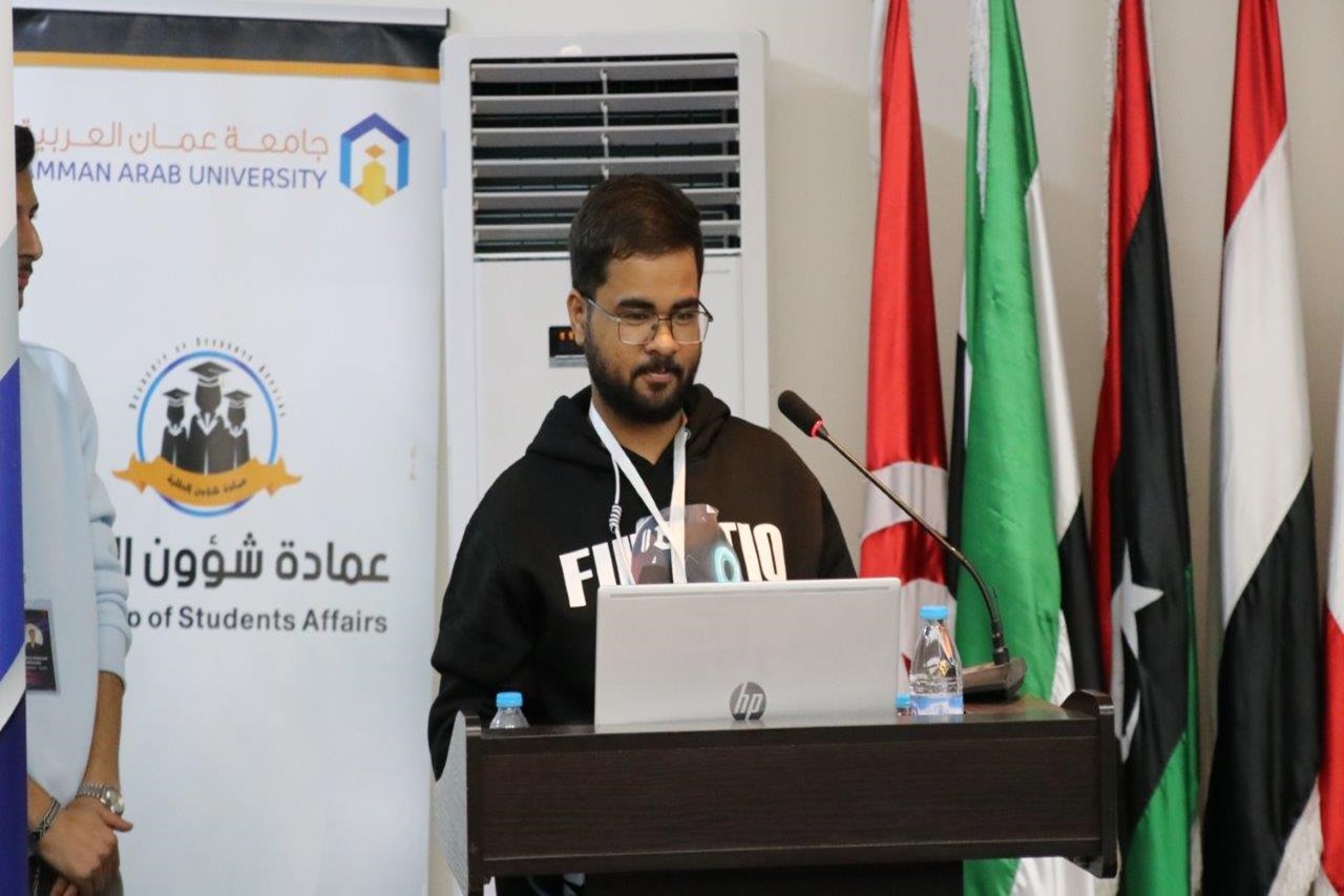 "عمان العربية" تستضيف الحفل الختامي لهاكاثون" UNI Agents" بمشاركة IEEE AAU ووفود من (24) دولة عربية10