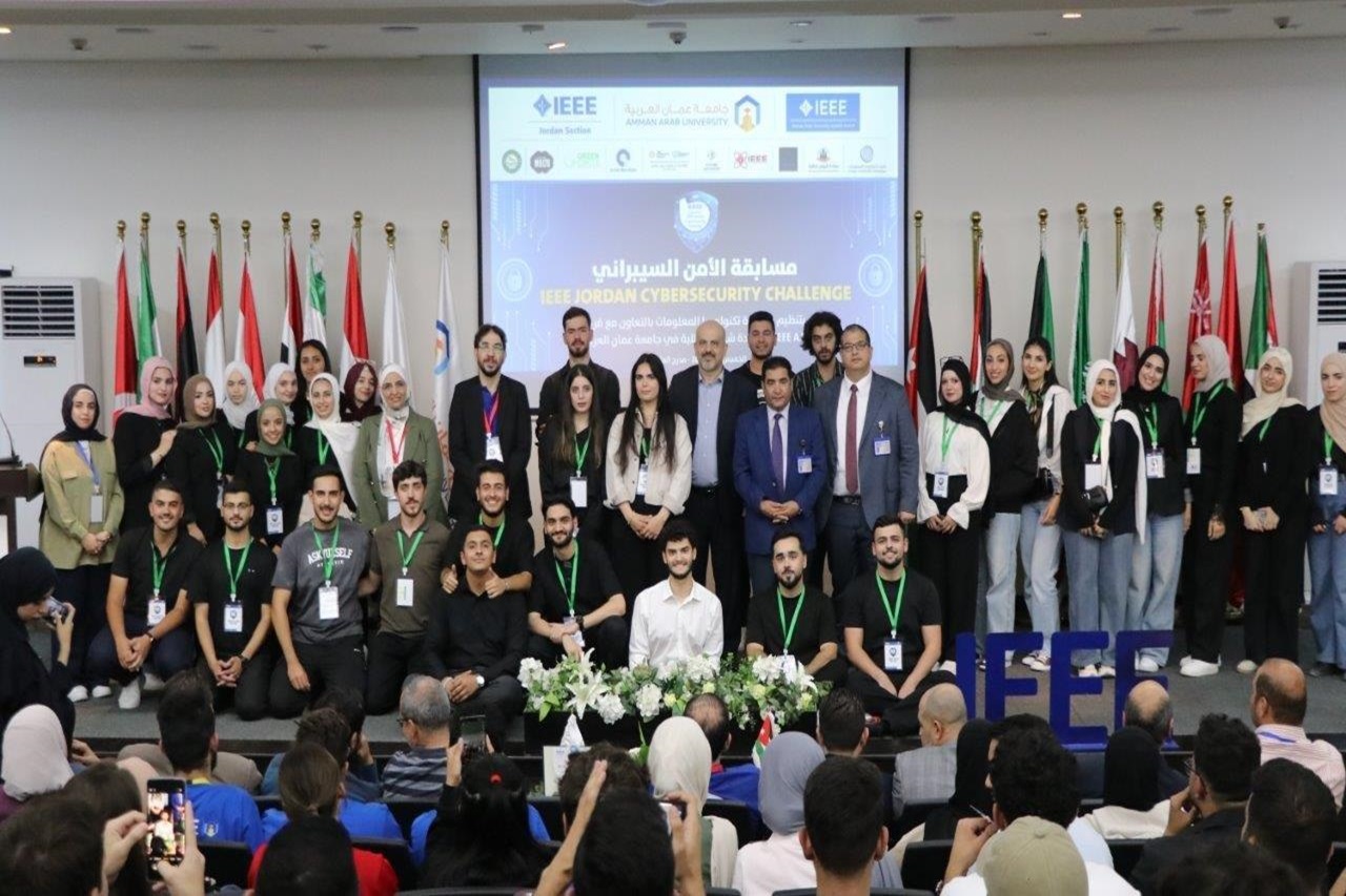 جامعة عمان العربية تختتم التحدي الأردني الأول للأمن السيبراني48