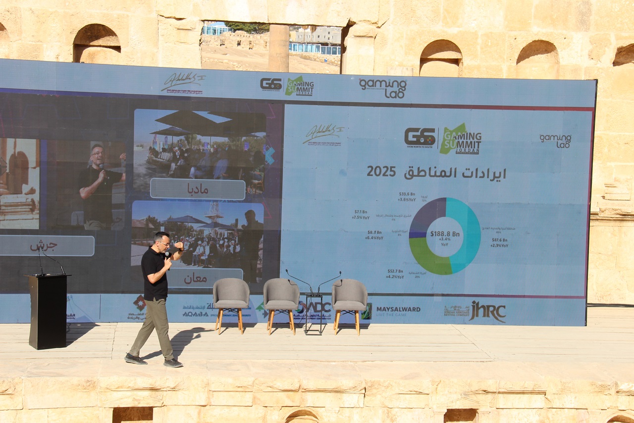 طلبة جامعة عمان العربية يشاركون في الجلسات التحضيرية للقمة الثالثة عشرة لصانعي الألعاب الإلكترونية في جرش3