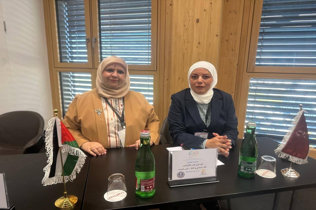 الدكتورة بنات من تربوية "عمان العربية" تشارك في المؤتمر الدولي الخامس حول "نبذ العنف والتطرف والإرهاب" في فيينا1