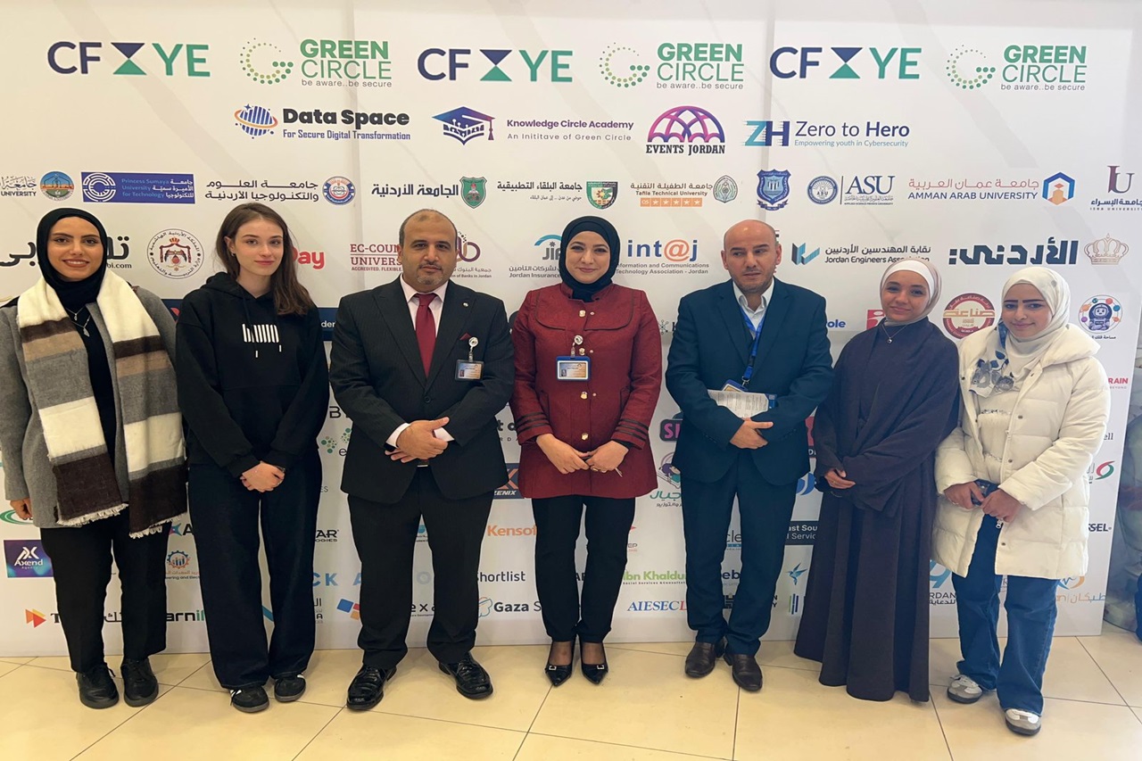 تكنولوجيا المعلومات في "عمان العربية" تتألق للمرة الثانية وتحصد المركز الثالث على مستوى الجامعات الأردنية في مسابقة SHEHACKS V2 20253