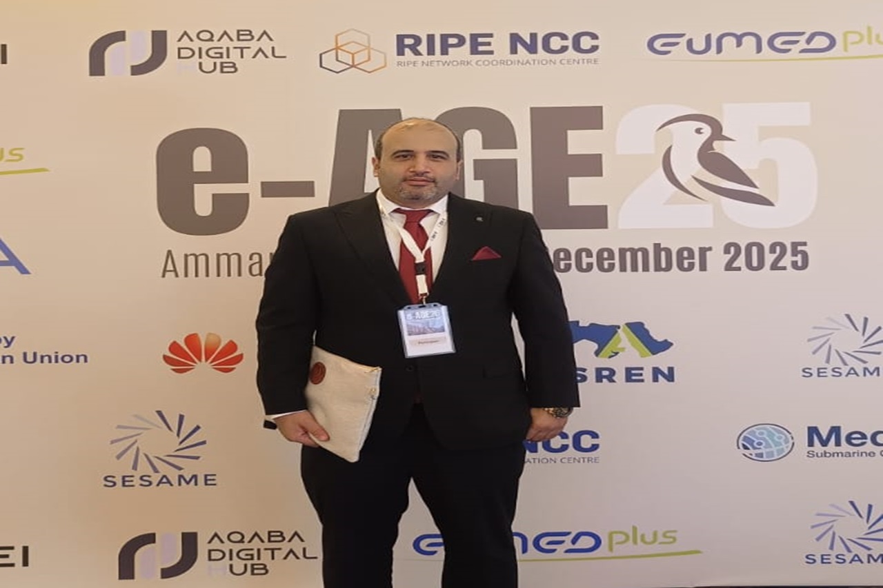 جامعة عمان العربية تشارك في المؤتمر الدولي الخامس عشر للمنظمة العربية لشبكات البحث والتعليم (e-AGE25)2