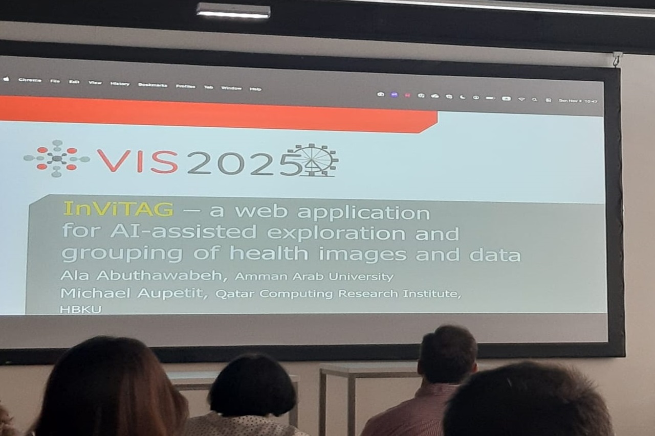 تكنولوجيا المعلومات في "عمان العربية" تشارك في أعمال المؤتمر العلمي الدولي IEEE VIS 2025 في النمسا2