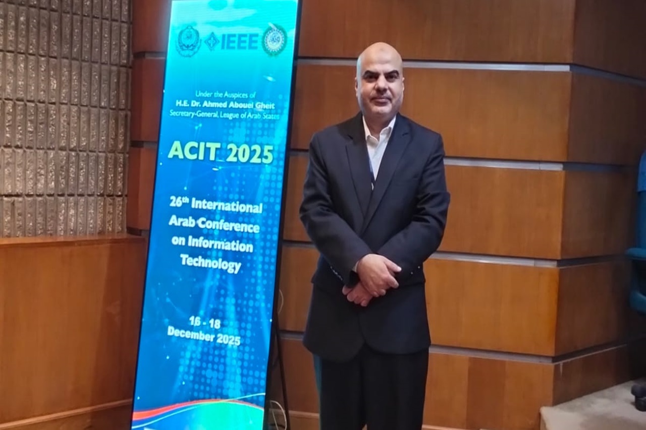 تكنولوجيا المعلومات في "عمان العربية" تشارك في المؤتمر العربي الدولي السادس والعشرين لتكنولوجيا المعلومات (ACIT 2025)1