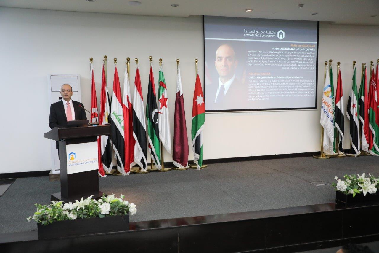البروفيسور عمر حتاملة في جامعة عمّان العربية: الذكاء الاصطناعي بوابة المستقبل14