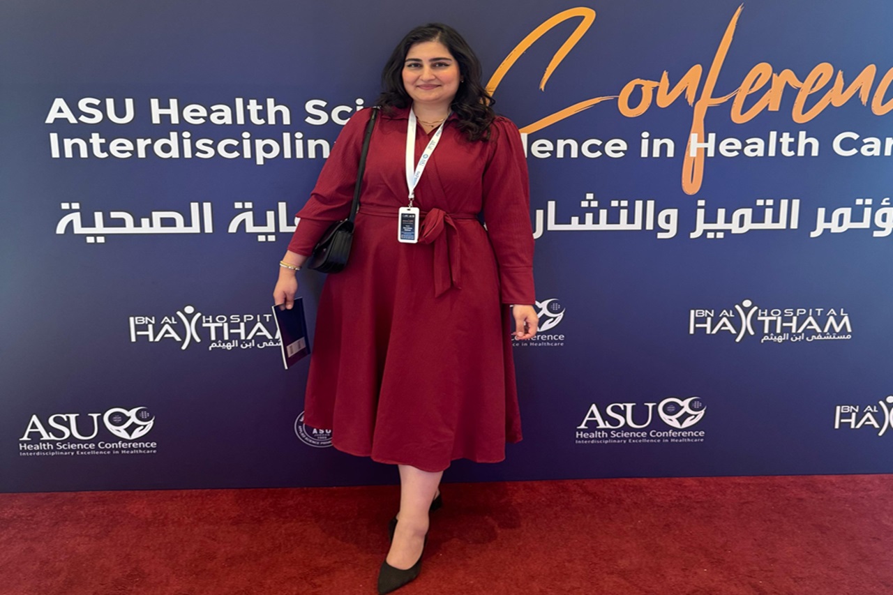 كلية الصيدلة في جامعة عمان العربية تشارك في مؤتمر العلوم الصحية التطبيقية (ببحوث علمية نوعيةAHSC 2025)1