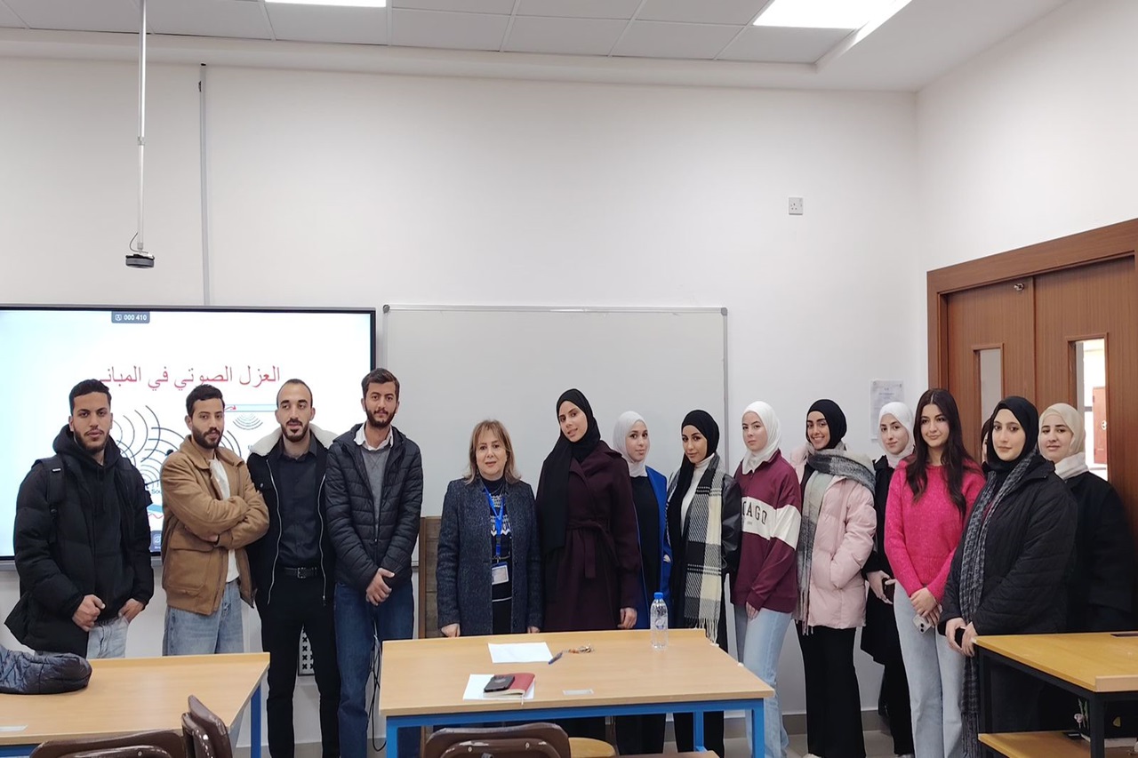 هندسة العمارة في "عمان العربية" تعقد ورشة عمل بعنوان " العزل الصوتي في المباني"1