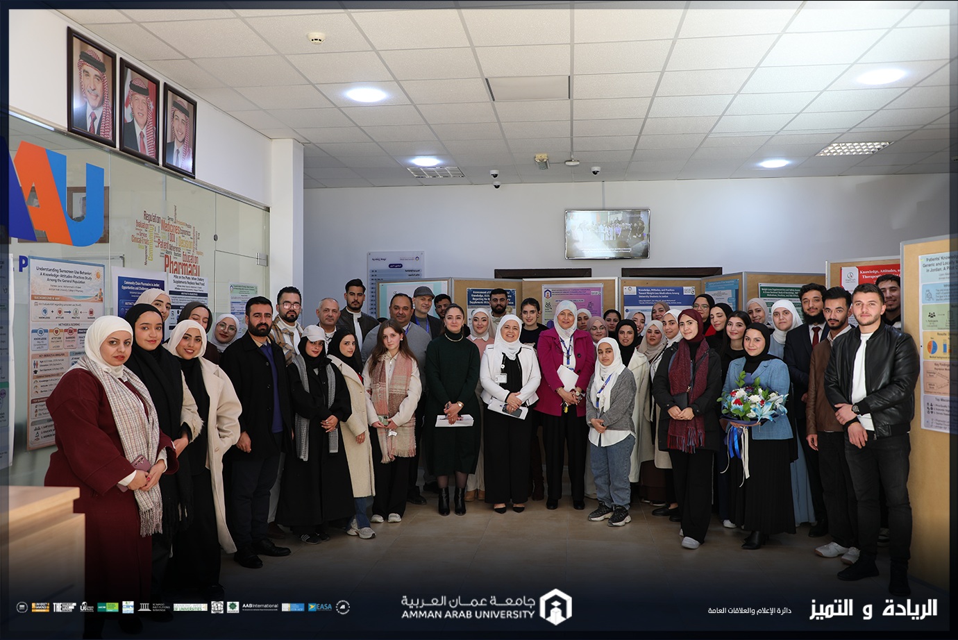 صيدلة "عمان العربية" تنظم عرضًا لمشاريع طلبة الصيدلة البحثية ضمن نهج التعليم القائم على المشاريع